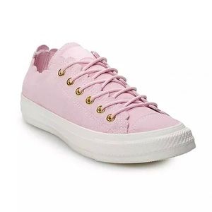 Converse All Star Pink Scalloped Shoes